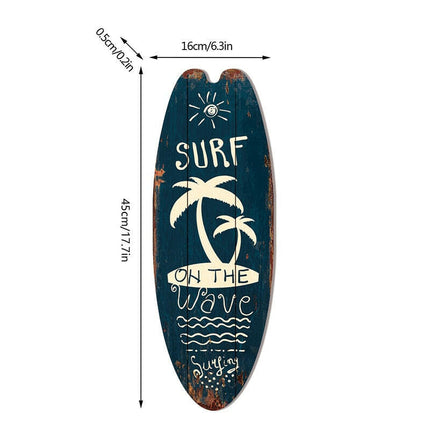 Festival Bar Home Party Surfboard Sign Decor