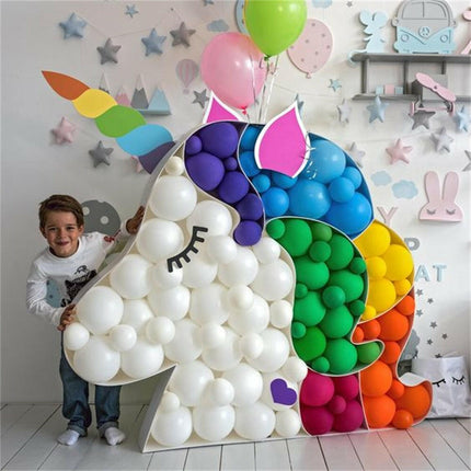 Unicorn Balloon Filling Box DIY Mosaic Board Decoration