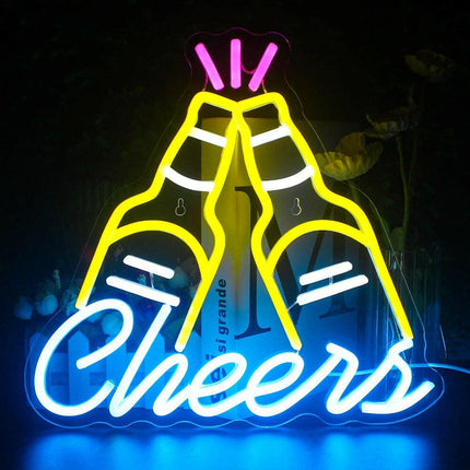 Cheers LED Neon Bar Sign - Lighting & Bulbs Mad Fly Essentials