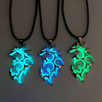 Kids Luminous Party Dragon Pendant Necklace - Kids Shop Mad Fly Essentials