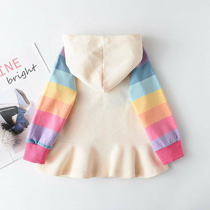 Baby Girls Knitted Rainbow Casual Dress - Kids Shop Mad Fly Essentials