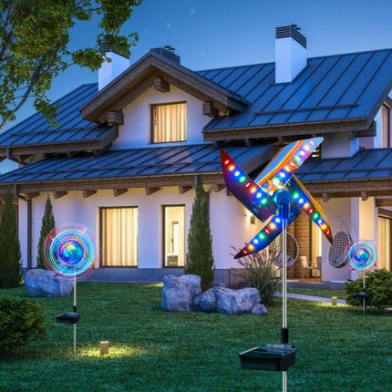 Solar-Power Windmill LED Garden Path Landscape Light - Lighting & Bulbs Mad Fly Essentials