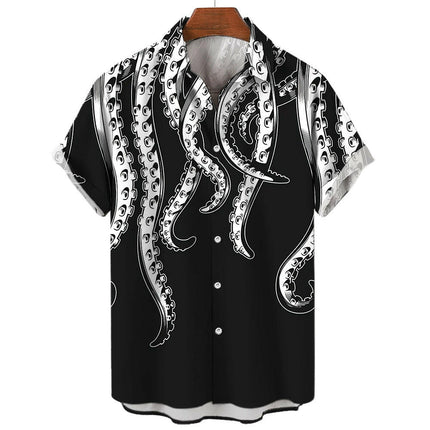 Men's Animal Octopus Tentacle Pattern 3D Shirt