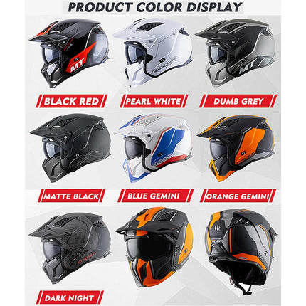 MT Modular High-Quality DOT Full-Face Motorcycle Helmets