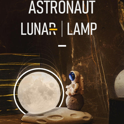 LED Moon Astronaut 3D Night Lights Home Table Lamp - Home & Garden Mad Fly Essentials