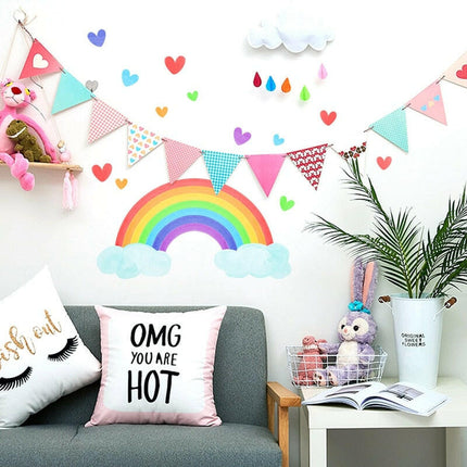 Cartoon Rainbow Luminous Wall Sticker - Kids Shop Mad Fly Essentials