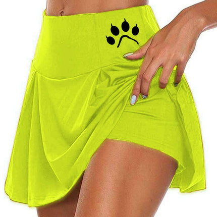 Women High Waist Animal Bodycon Mini Skirt (with secret pocket)