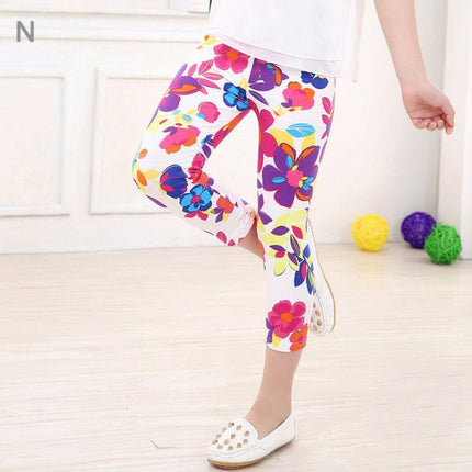 Baby Girls 3-10yo Butterfly Floral Elastic Leggings - Kids Shop Mad Fly Essentials