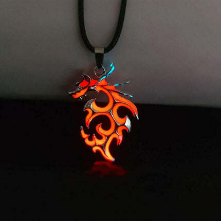 Kids Luminous Party Dragon Pendant Necklace - Kids Shop Mad Fly Essentials