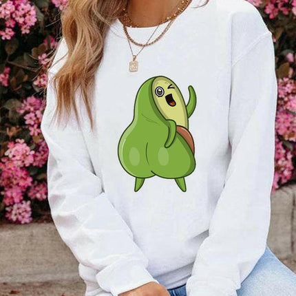 Women Graphic Avocado Sessions Spring Casual Pullovers
