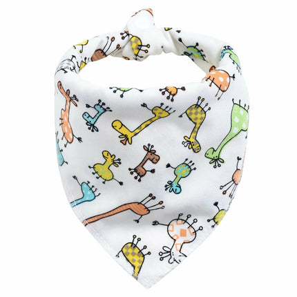 Baby Cartoon Bibs Triangle Burp Feeding Cloths - Kids Shop Mad Fly Essentials