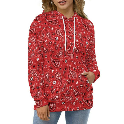 Women Paisley Floral Casual 3D Graphic Hoodies