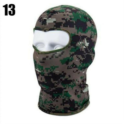 Tactical Camouflage Balaclava Full Face Mask Neck Gaiter