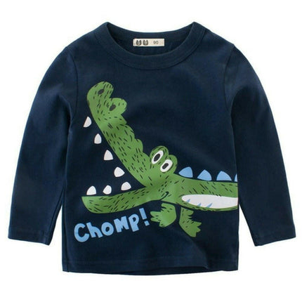 Baby Boys Crocodile Animal Sweatshirt - Kids Shop Mad Fly Essentials