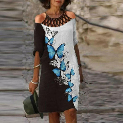 Women Bohemian Birds Beach Mini Dress - Women's Shop Mad Fly Essentials