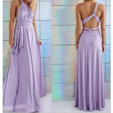 Boho Girl Women's Shop Purple / S Women Boho Sleeveless Ball Gown