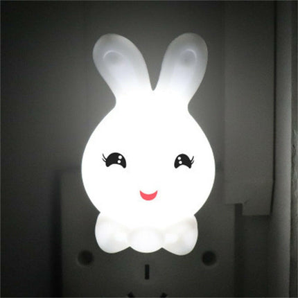 Brill-ligfut Lighting & Bulbs White / EU / China Cartoon Rabbit LED Night Light