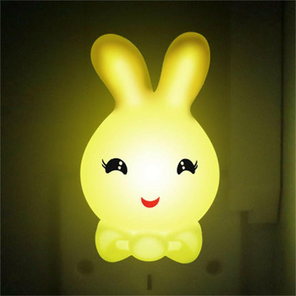 Brill-ligfut Lighting & Bulbs Yellow / EU / China Cartoon Rabbit LED Night Light