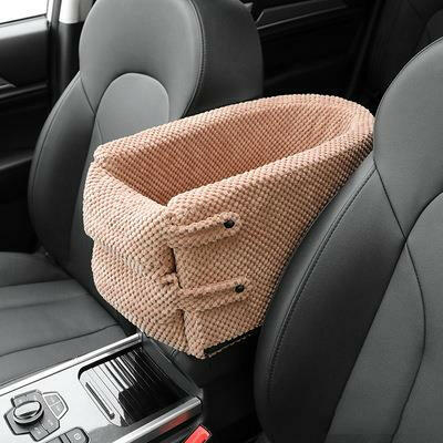 CPLIFE Super Deals Chocolate / 42x20x22cm / China Portable Pet Car Seat Nonslip Dog Carrier Safe Armrest Box Booster