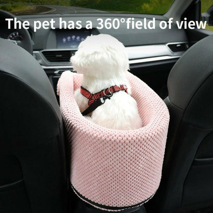 CPLIFE Super Deals Portable Pet Car Seat Nonslip Dog Carrier Safe Armrest Box Booster