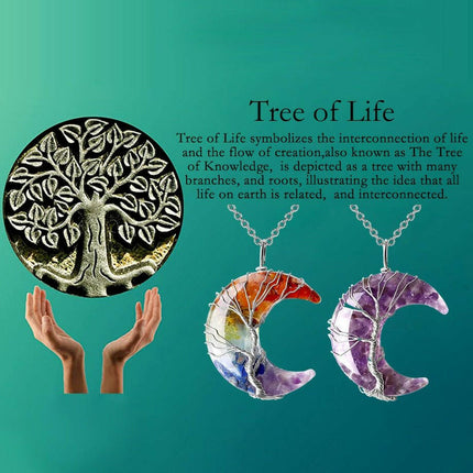 CSJA Jewelry Women's Shop Women Tree of Life Spiritual Healing Pendant