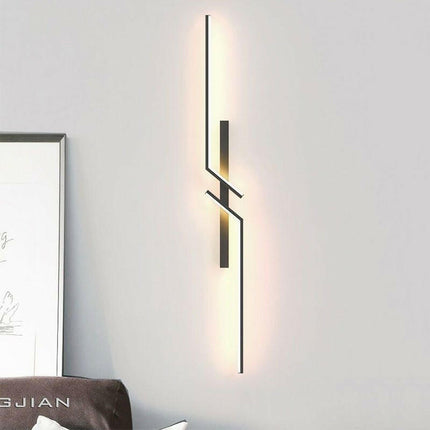 Modern Minimalist LED Wall Lamp Bedside TV Background Light - Mad Fly Essentials