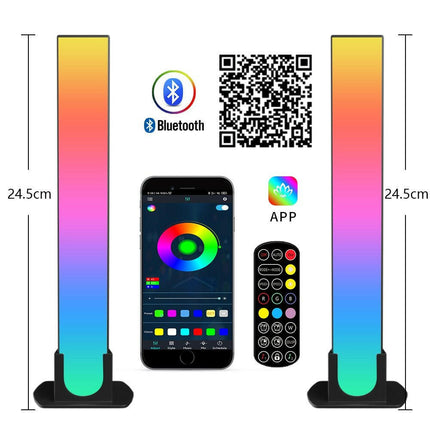 Elephantech Lighting & Bulbs USB Plug-Bluetooth / RGBW / EU Plug Nordic LED RGB Colorful Corner Floor Lamp