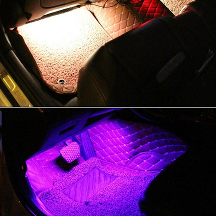 Fccemc Super Deals LED Car Ambient USB Atmosphere Backlight