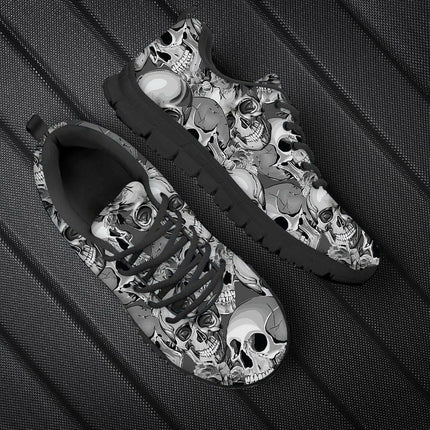 FORUDESIGNS Men Classic Sugar Skull Lace Up Shoes - Men's Fashion Mad Fly Essentials