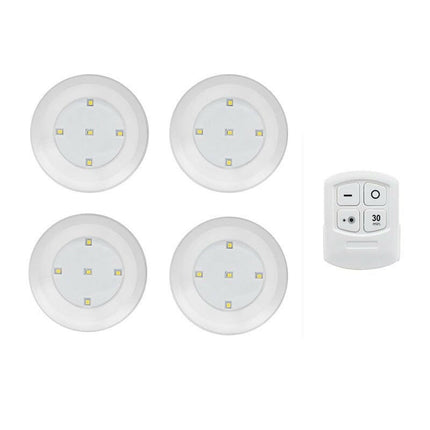 GRN-FLASHING Lighting & Bulbs LED-1 remote-4 lamp / Warm White Under Cabinet LED Night Light