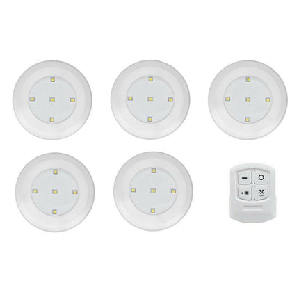 GRN-FLASHING Lighting & Bulbs LED-1 remote-5 lamp / Warm White Under Cabinet LED Night Light
