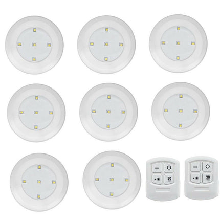 GRN-FLASHING Lighting & Bulbs LED-2 remote-8 lamp / Warm White Under Cabinet LED Night Light
