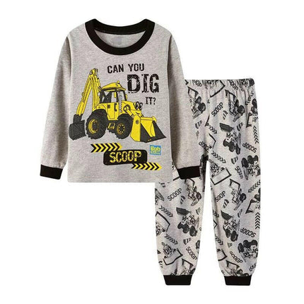 Baby Boy Long Dinosaur Pajamas Sets - Kids Shop Mad Fly Essentials