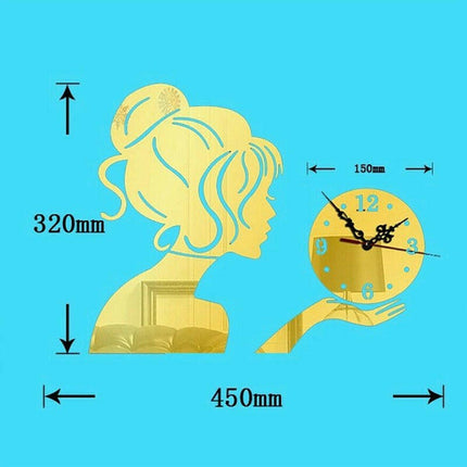 Fairy Girl Modern DIY 3D Wall Clocks - Kids Shop Mad Fly Essentials