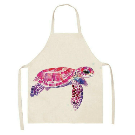 Kitchen Turtle Fish Animal 53*65cm Apron - Home & Garden Mad Fly Essentials