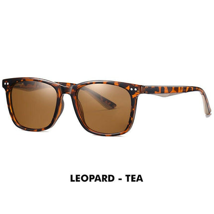 LIOUMO Women's Shop Leopard-Tea Women Fashionable Gradient Sunglasses