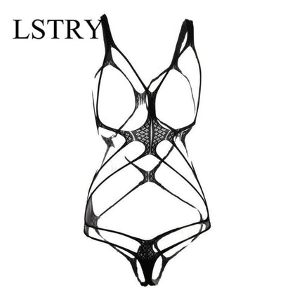 LSTRY Women's Shop Women Open Bra Crotch Elastic Lingerie Costume
