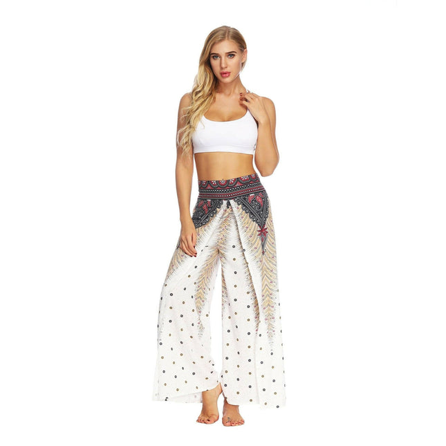Women Floral Hollow Out Palazzo Pants - Women's Shop Mad Fly Essentials