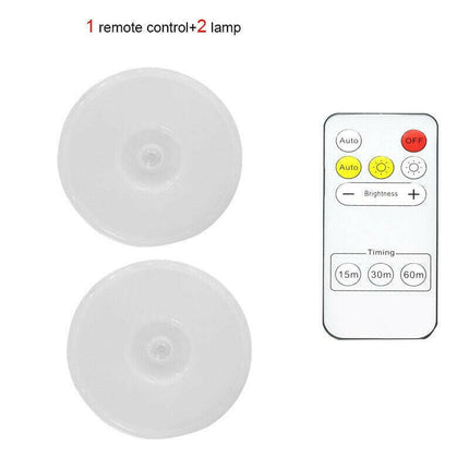 Mad Fly Essentials 0 1 control-2 lamp Wireless Remote Control Under Cabinet Kitchen Light USB Rechargeable Magnetic Pir Motion Sensor Night Lamp for Bedroom Wardrobe