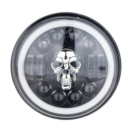 LED-RGB Skull Headlight Covers - Super Deals Mad Fly Essentials