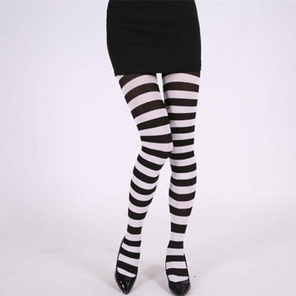 Mad Fly Essentials 0 16 / One Size FCCEXIO Striped Yoga Legging Women Print Goth Style Long Tights Casual Punk Ladies Sport High Waist Workout Elastic Leggings