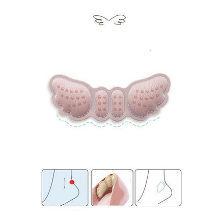 Mad Fly Essentials 0 1Pair High Heel Insoles Butterfly Adjust Size Heel Liner Grips Protector Sticker Heel Pad Foot Care Anti Keep Abreast Heel Pads