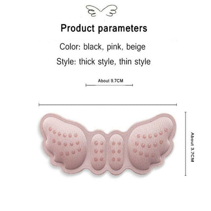 Mad Fly Essentials 0 1Pair High Heel Insoles Butterfly Adjust Size Heel Liner Grips Protector Sticker Heel Pad Foot Care Anti Keep Abreast Heel Pads