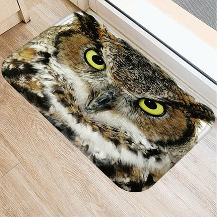 Mad Fly Essentials 0 1pcs 40*60cm Tiger Dog Owl Cat Pattern Anti-Slip Suede Carpet Door mats doormat indoor Kitchen Living room Floor Mat Rug 48183