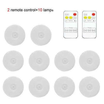 Mad Fly Essentials 0 2 control-10 lamp Wireless Remote Control Under Cabinet Kitchen Light USB Rechargeable Magnetic Pir Motion Sensor Night Lamp for Bedroom Wardrobe