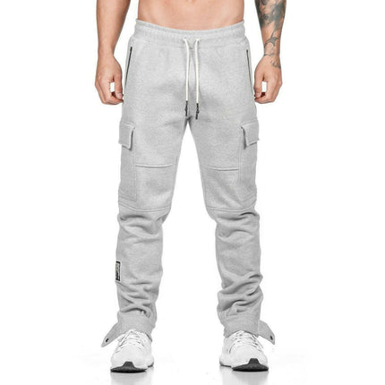 Mad Fly Essentials 0 2022 Fall Men Cotton Joggers Pants Pockets Overalls Gym Running Trousers Casual Pockets Men&#39;s Fitness Sports Pants