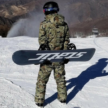 Men -30 Camouflage Snowboard Jackets+Pants Sets - Men's Fashion Mad Fly Essentials