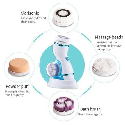 4-in-1 Skin Scrubber Deep Facial Massager - Beauty & Health Mad Fly Essentials