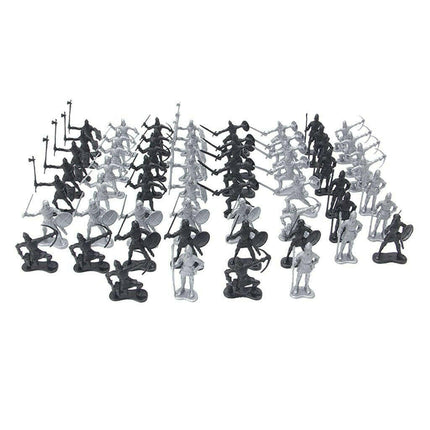 Mad Fly Essentials 0 60Pcs Miniature Warriors Soldiers Model Military Figure Toy Medieval  Knights Sandtable Decoration Kids Toys