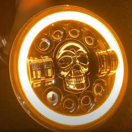 Round Motorcycle LED Headlight Covers - Super Deals Mad Fly Essentials